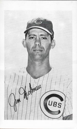 1973 Chicago Cubs B&W Picture Pack #NNO Jim Hickman Front