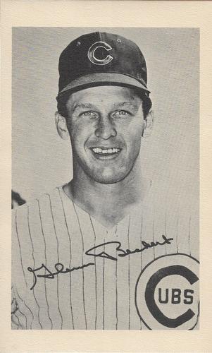 1972 Chicago Cubs Black and White Picture Pack A #NNO Glenn Beckert Front
