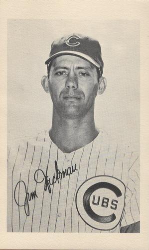 1972 Chicago Cubs Black and White Picture Pack A #NNO Jim Hickman Front