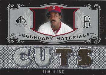 2007 SP Legendary Cuts - Legendary Materials Dual #LM-JR1 Jim Rice Front