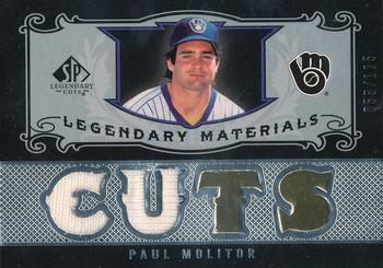 2007 SP Legendary Cuts - Legendary Materials Dual #LM-PM2 Paul Molitor Front