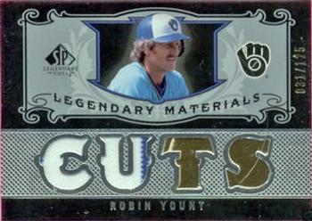 2007 SP Legendary Cuts - Legendary Materials Dual #LM-RY2 Robin Yount Front