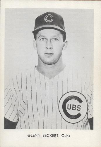 1967 Sports Service Chicago Cubs #NNO Glenn Beckert Front