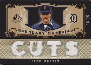 2007 SP Legendary Cuts - Legendary Materials Quad #LM-JM1 Jack Morris Front