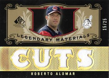 2007 SP Legendary Cuts - Legendary Materials Quad #LM-RA Roberto Alomar Front
