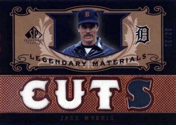 2007 SP Legendary Cuts - Legendary Materials Triple #LM-JM1 Jack Morris Front