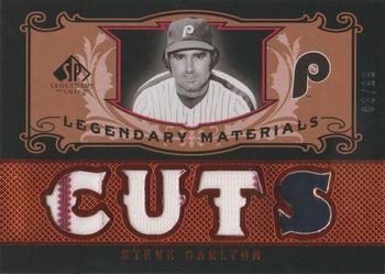 2007 SP Legendary Cuts - Legendary Materials Triple #LM-SC2 Steve Carlton Front
