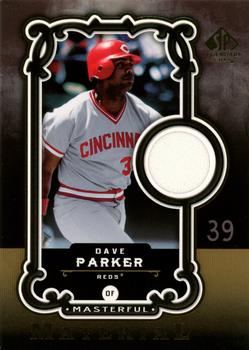 2007 SP Legendary Cuts - Masterful Materials #MM-DP Dave Parker Front