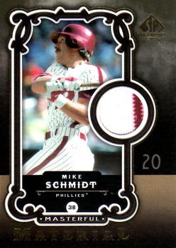 2007 SP Legendary Cuts - Masterful Materials #MM-MS Mike Schmidt Front