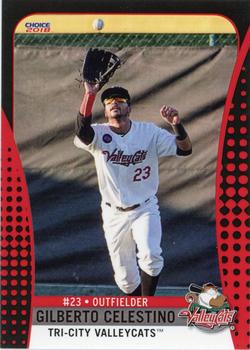 2018 Choice Tri-City ValleyCats #2 Gilberto Celestino Front