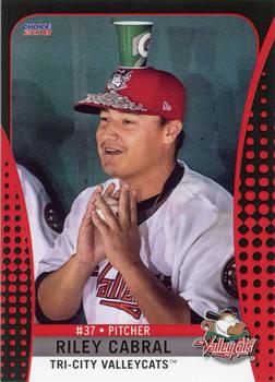 2018 Choice Tri-City ValleyCats #16 Riley Cabral Front