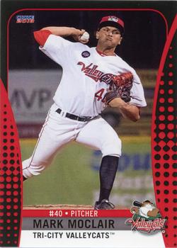 2018 Choice Tri-City ValleyCats #28 Mark Moclair Front