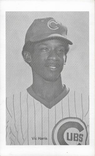 1974 Chicago Cubs B&W Picture Pack #NNO Vic Harris Front