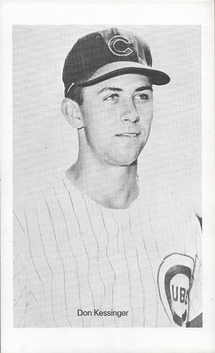 1974 Chicago Cubs B&W Picture Pack #NNO Don Kessinger Front