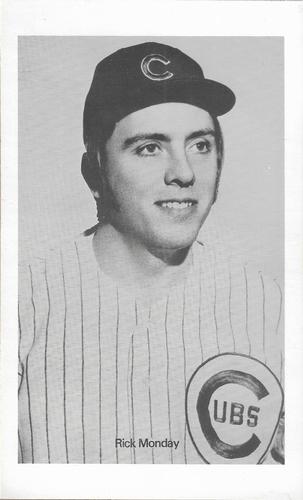 1974 Chicago Cubs B&W Picture Pack #NNO Rick Monday Front