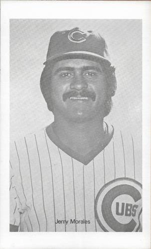 1974 Chicago Cubs B&W Picture Pack #NNO Jerry Morales Front