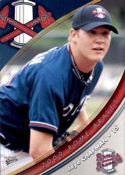 2009 MultiAd Rome Braves #6 Jaye Chapman Front