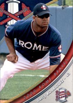 2009 MultiAd Rome Braves #20 Gerry Rodriguez Front