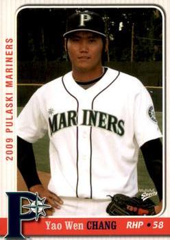 2009 MultiAd Pulaski Mariners #17 Yao Wen Chang Front