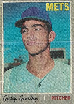 1970 Topps Test Cloth Stickers #NNO Gary Gentry Front