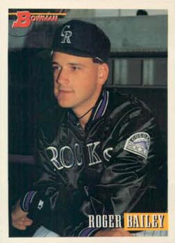 1993 Bowman #120 Roger Bailey Front
