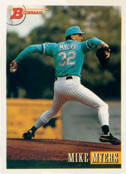 1993 Bowman #150 Mike Myers Front