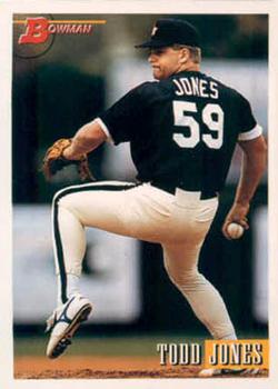 1993 Bowman #392 Todd Jones Front