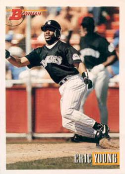 1993 Bowman #416 Eric Young Front
