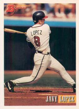 1993 Bowman #466 Javy Lopez Front