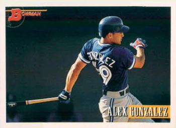 1993 Bowman #603 Alex Gonzalez Front