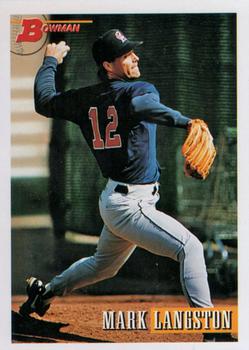 1993 Bowman #469 Mark Langston Front