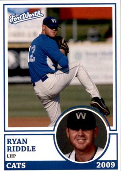 2009 Fort Worth Cats #NNO Ryan Riddle Front