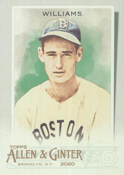 2020 Topps Allen & Ginter #21 Ted Williams Front