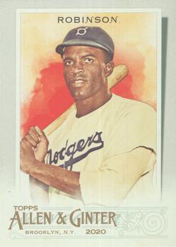 2020 Topps Allen & Ginter #42 Jackie Robinson Front