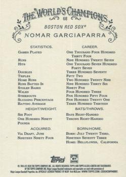 2020 Topps Allen & Ginter #68 Nomar Garciaparra Back