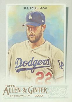 2020 Topps Allen & Ginter #84 Clayton Kershaw Front