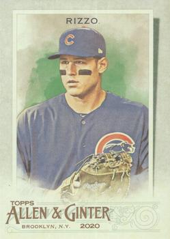 2020 Topps Allen & Ginter #86 Anthony Rizzo Front
