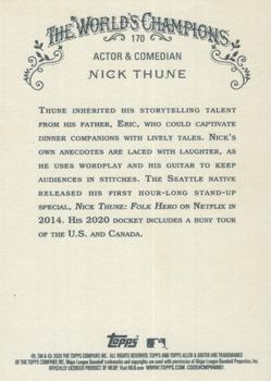 2020 Topps Allen & Ginter #170 Nick Thune Back
