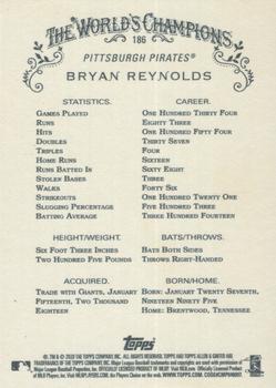 2020 Topps Allen & Ginter #186 Bryan Reynolds Back