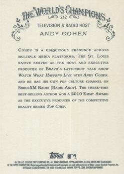 2020 Topps Allen & Ginter #242 Andy Cohen Back