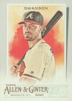 2020 Topps Allen & Ginter #263 Dansby Swanson Front