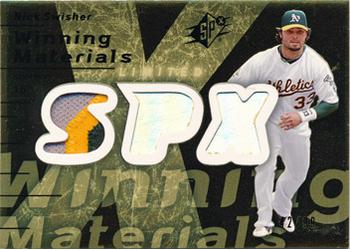 2007 SPx - Winning Materials Patches Gold #WM-NS Nick Swisher Front