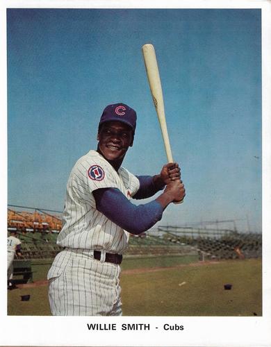 1970 Chicago Cubs Color Picture Pack #NNO Willie Smith Front