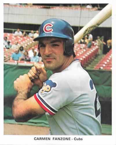 1974 Chicago Cubs Color Picture Pack B #NNO Carmen Fanzone Front