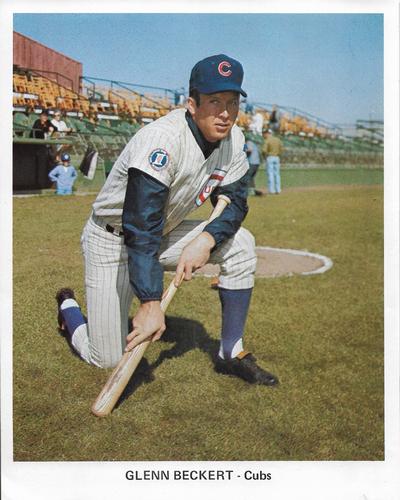 1971 Chicago Cubs Color Picture Set #NNO Glenn Beckert Front