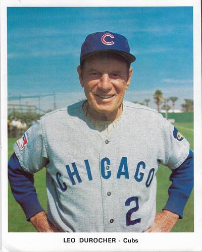 1971 Chicago Cubs Color Picture Set #NNO Leo Durocher Front