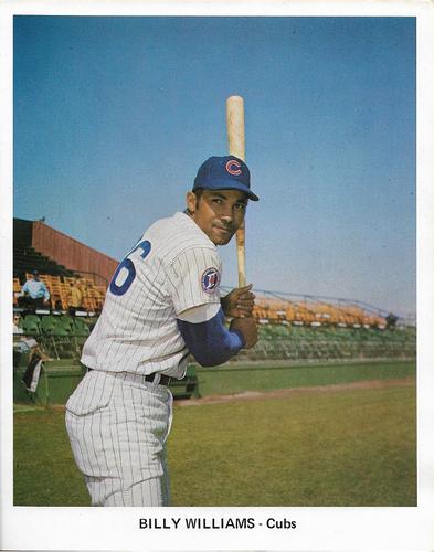 1971 Chicago Cubs Color Picture Set #NNO Billy Williams Front