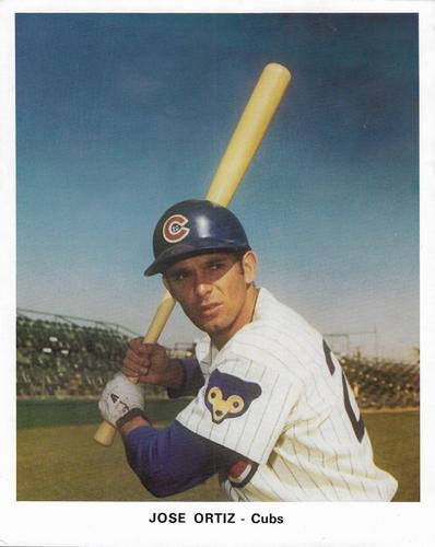 1971 Chicago Cubs Color Picture Pack C #NNO Jose Ortiz Front