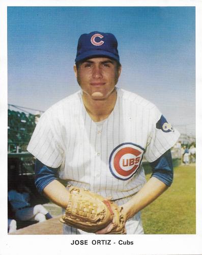 1971 Chicago Cubs Color Picture Pack C #NNO Jose Ortiz Front
