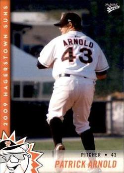 2009 MultiAd Hagerstown Suns #2 Patrick Arnold Front